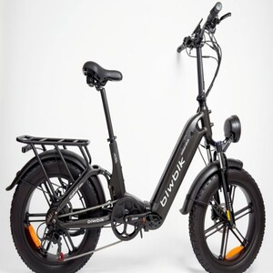 Bicicleta eléctric Biwbik Dakar plus vista lateral color negro