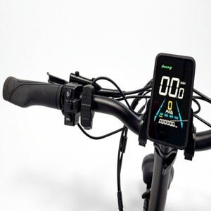 Bicicleta eléctric Biwbik Dakar plus vista manillar y display