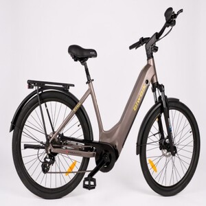 Bicicleta eléctric Biwbik etna vista lateral color gris