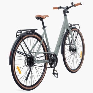 Bicicleta eléctrica kioto vista lateral trasera