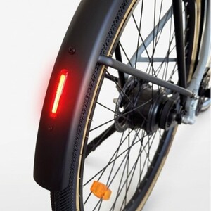 Bicicleta eléctrica kioto vista rueda trasera