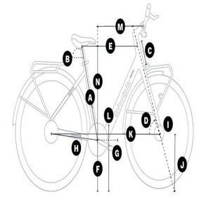 Bicicleta eléctrica kioto talla y dimensionest