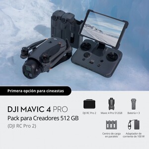 Dron dji mavic 4 pro combo creator y mando rc