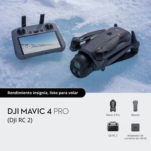 Dron dji mavic 4 pro y mando rc