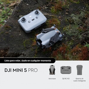 dron dji mini 5 pro y mando rc n3