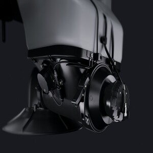 Sistema de esparcido de sólidos para el dron agrícola DJI Agras T70