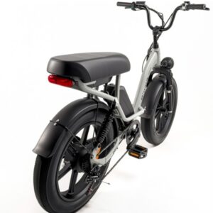 Bicicleta eléctric biwbik apha vista trasera